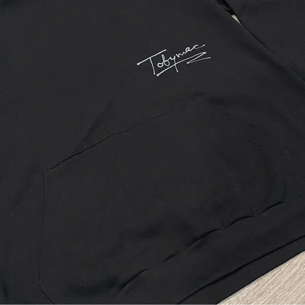 TobyMac Official Merch Signature Black Hoodie Size XL EUC - Picture 4 of 10